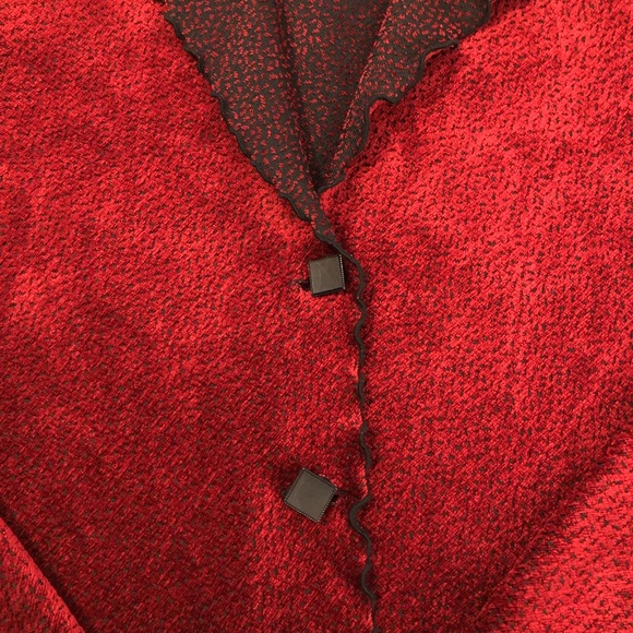 Vintage goth vampire cardigan blazer lady coat. Reversible. Size XL - Picture 6 of 11